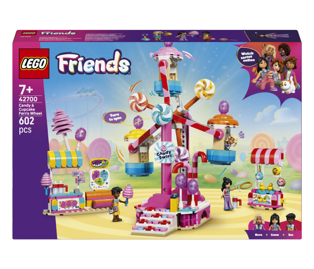 LEGO FRIENDS 42700 Cukierkowo-babeczkowy diabelski młyn - 1529778 - zdjęcie